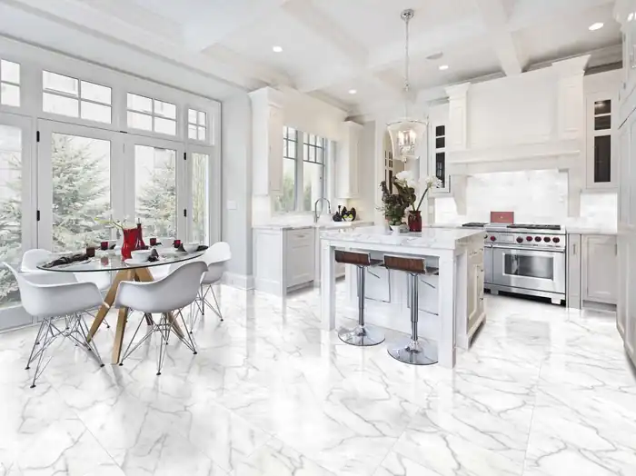 how to install marble flooring